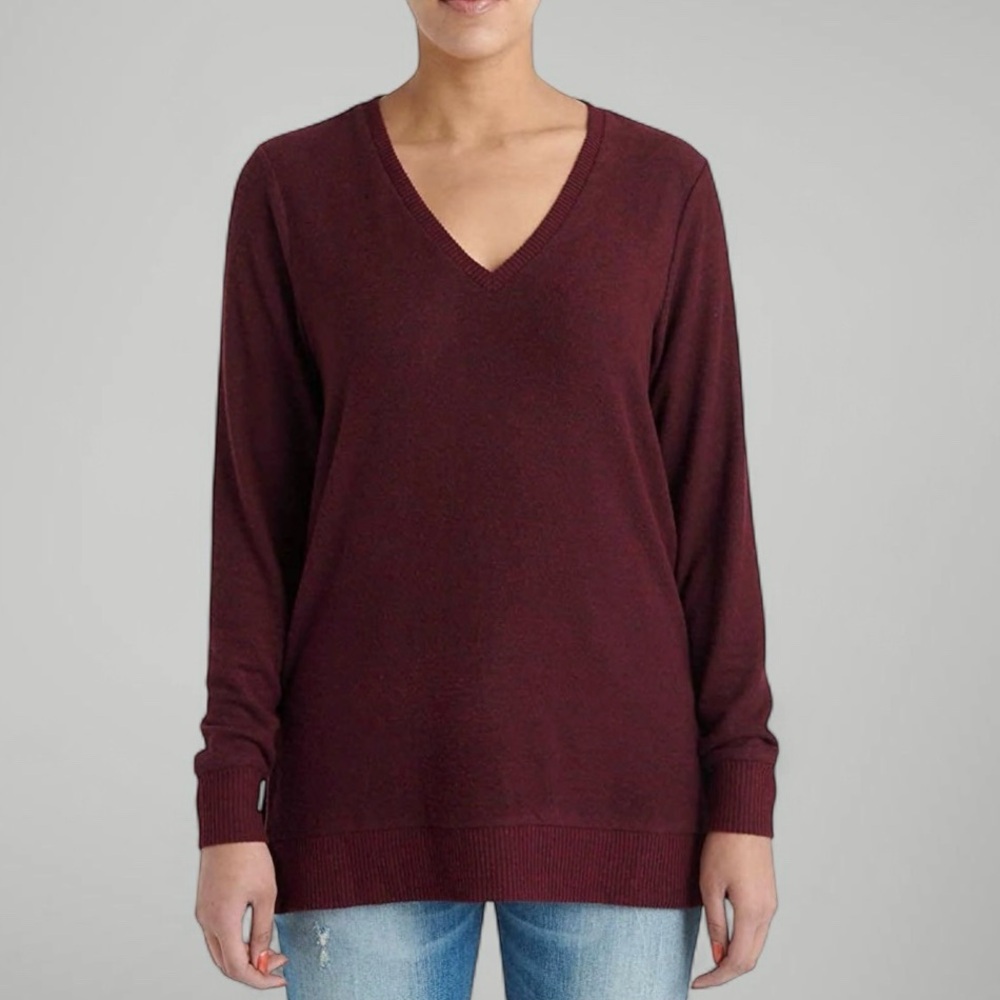 Lucky Brand Textured V-Neck Sweater